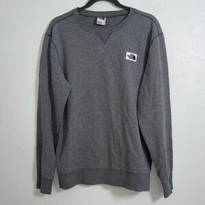 The North Face Men's Heather Gray Crewneck Pullover